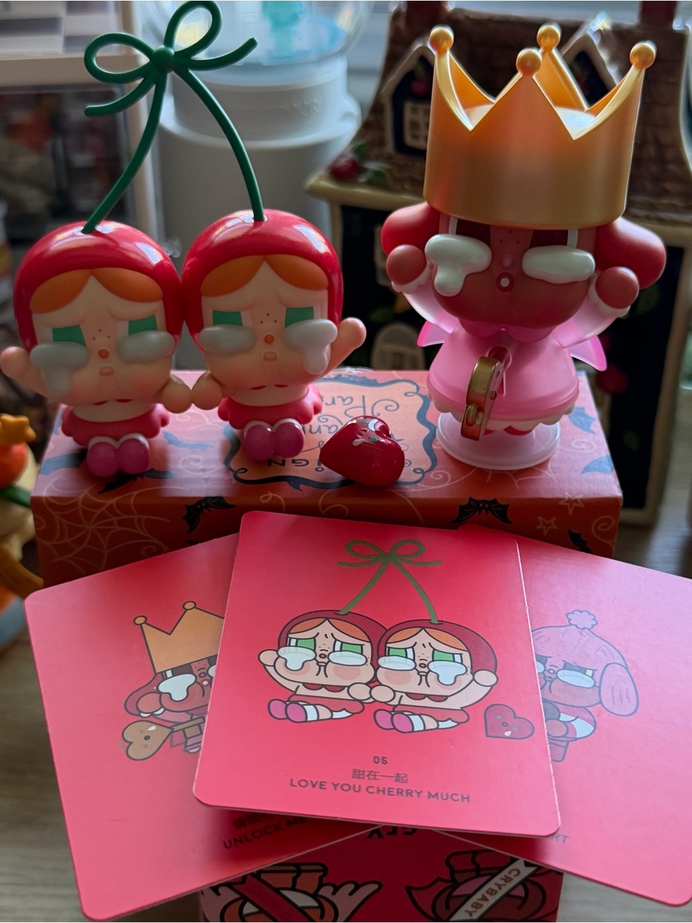 Pop Mart Crybaby Crying For Love Blind Box Figurine Set Of 3